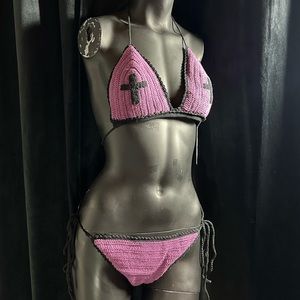 The Ragged Priest Repent Crochet Bikini NWT